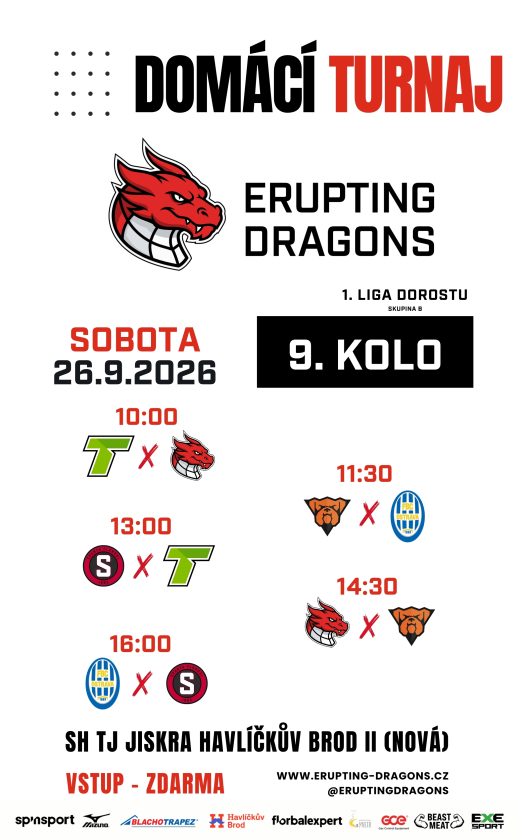 1. liga dorostenců v Havlíčkově Brodě