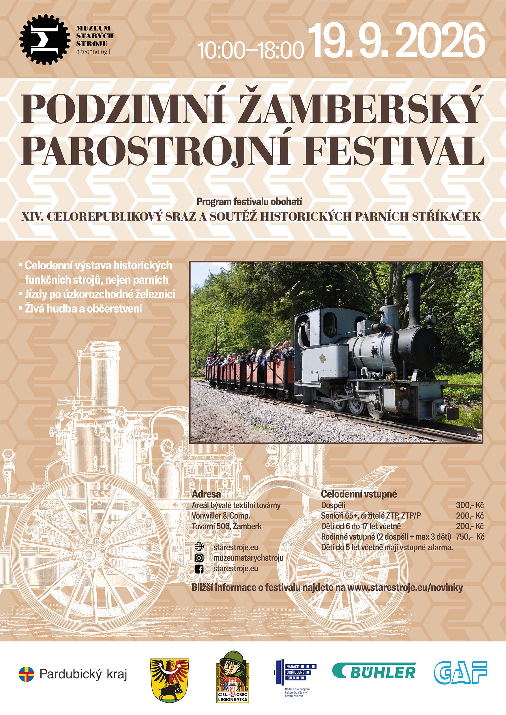 Žamberský parostrojní festival 2026