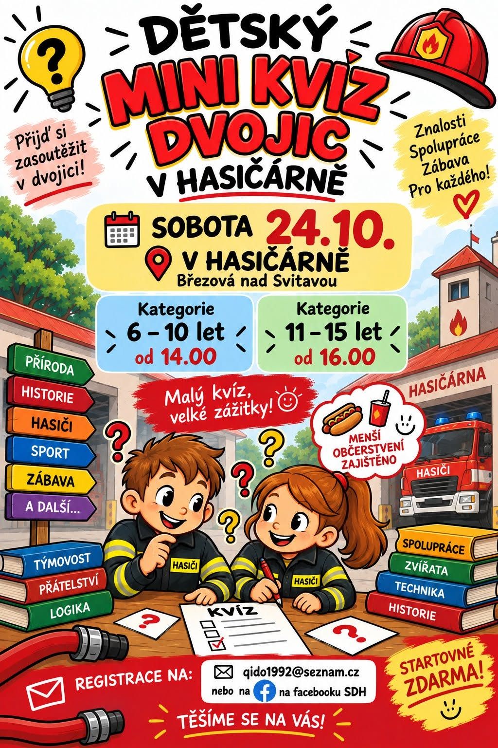 Dětský mini kvíz dvojic