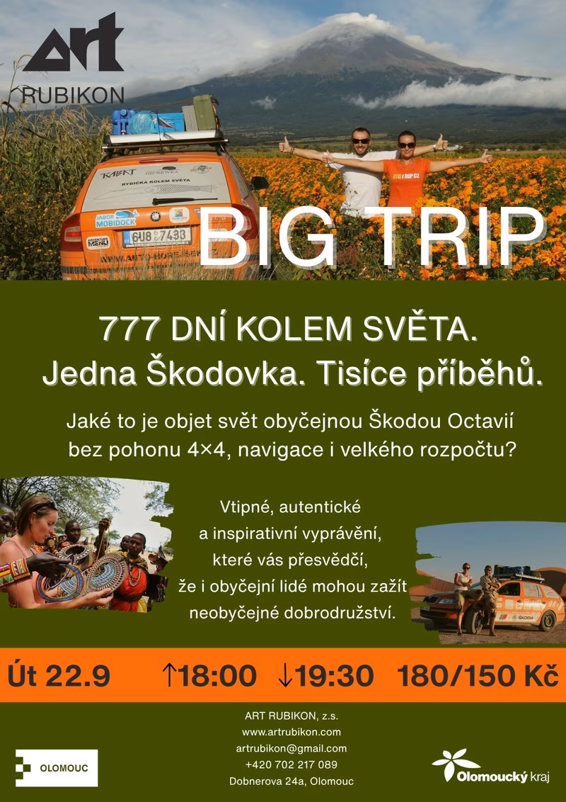 Cestovatelská přednáška – Expedice kolem světa škodovkou