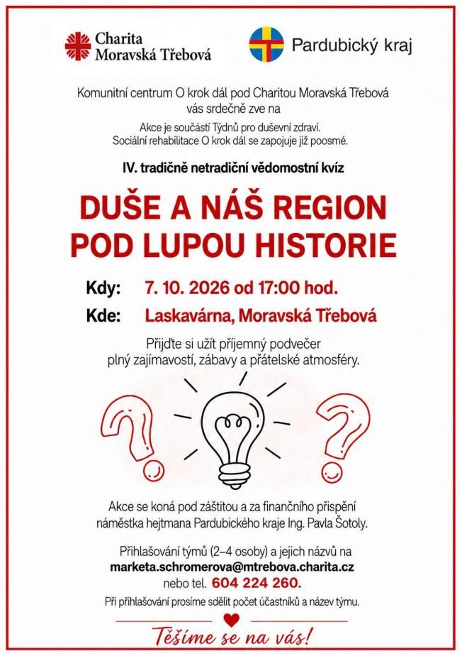 Duše a náš region pod lupou historie