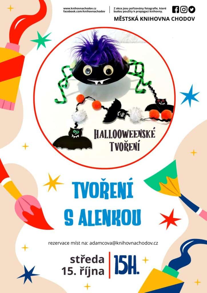 Halloweenské tvoření s dobrovolnicí Alenkou