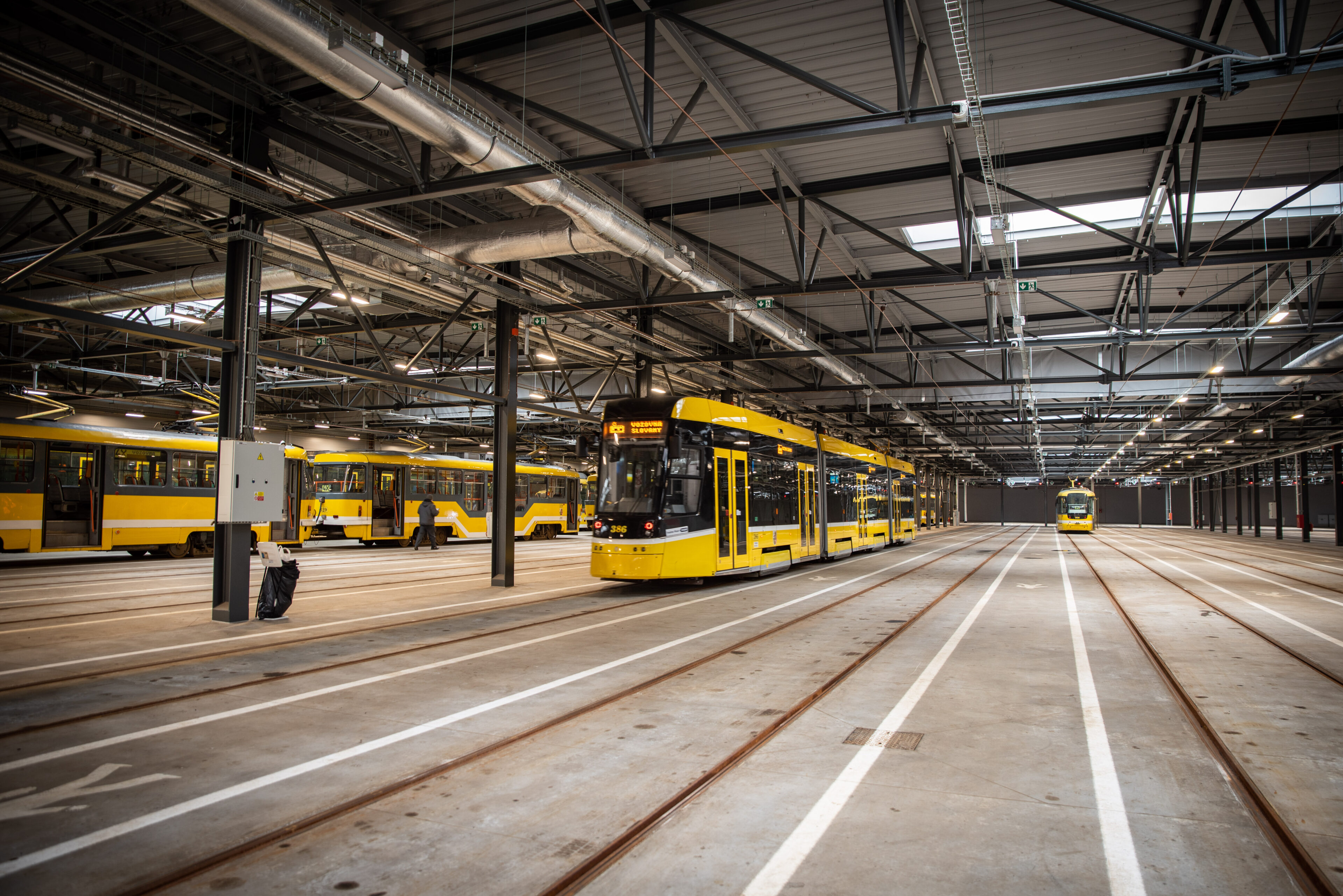 Prohlídky tramvajové vozovny na Slovanech