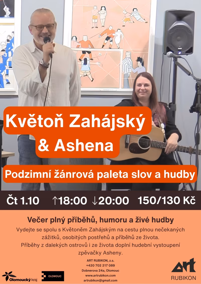 Květoň Zahájský & Ashena - Podzimní žánrová paleta slov a hudby