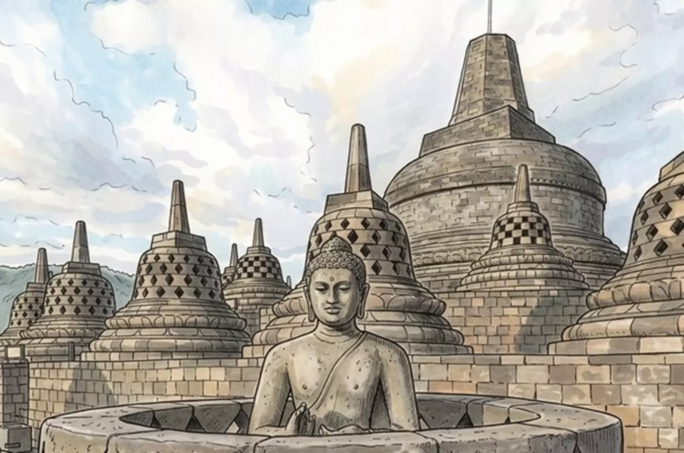 Buddhistická architektura – Stúpy, kláštery a pagody
