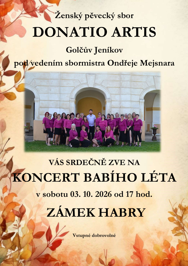 ZRUŠENO: Donatio Artis - Koncert babího léta