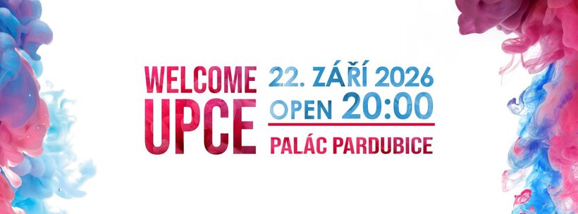 Welcome to UPCE - Tradiční vítání prváků 2026