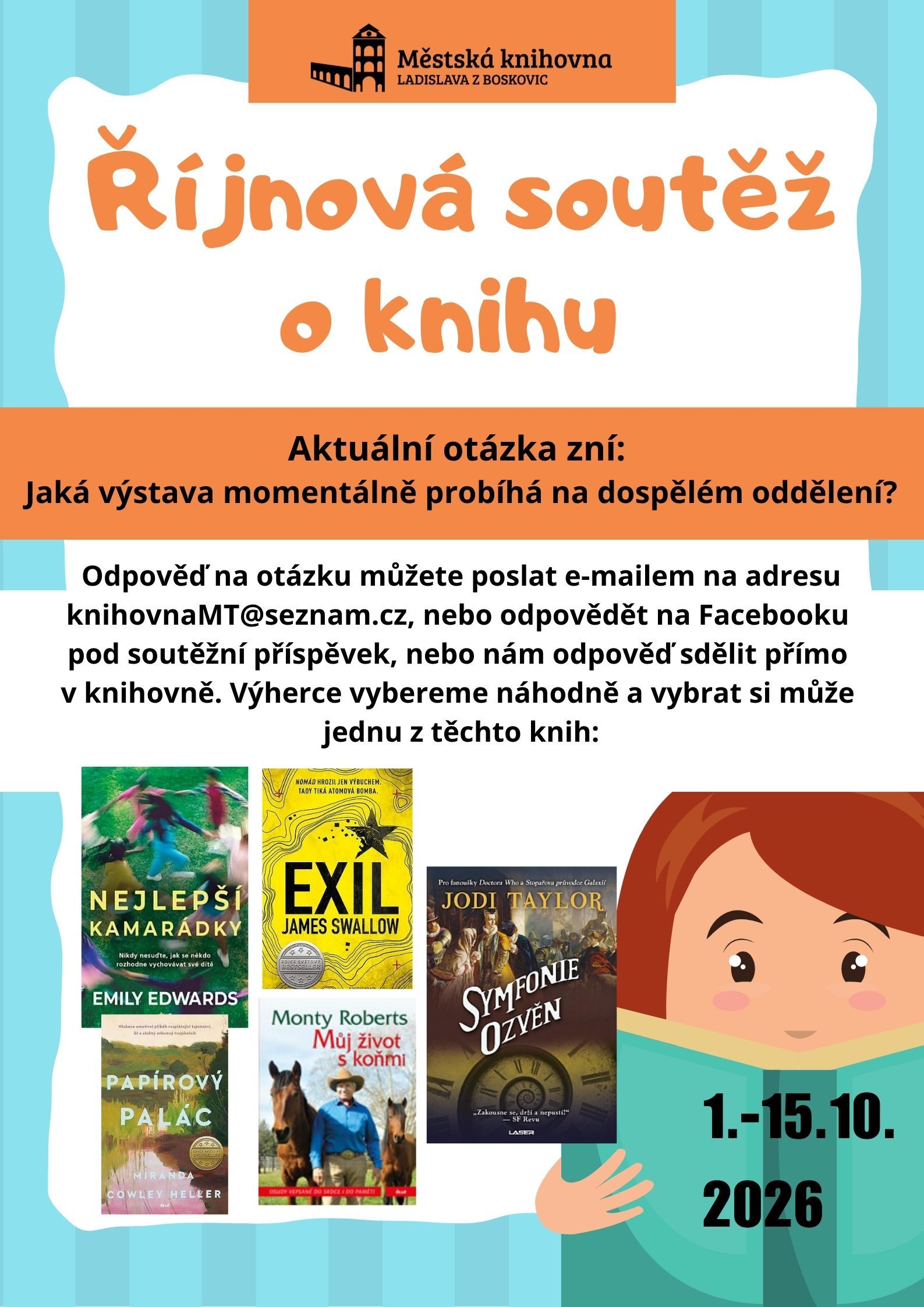 Říjnová soutěž o knihu