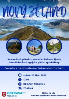 Cestovatelská beseda: Nový Zéland