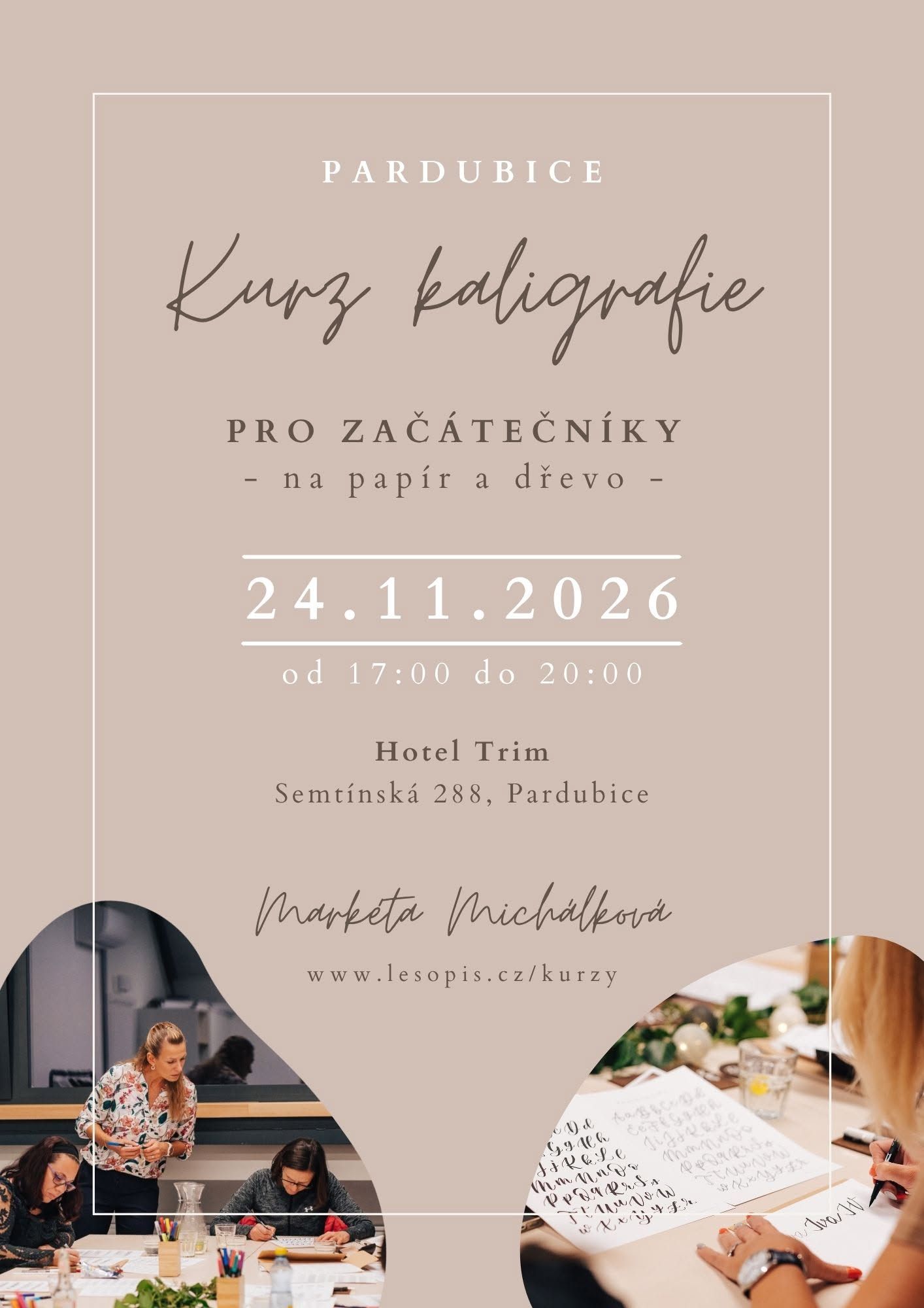Kurz kaligrafie pro začátečníky