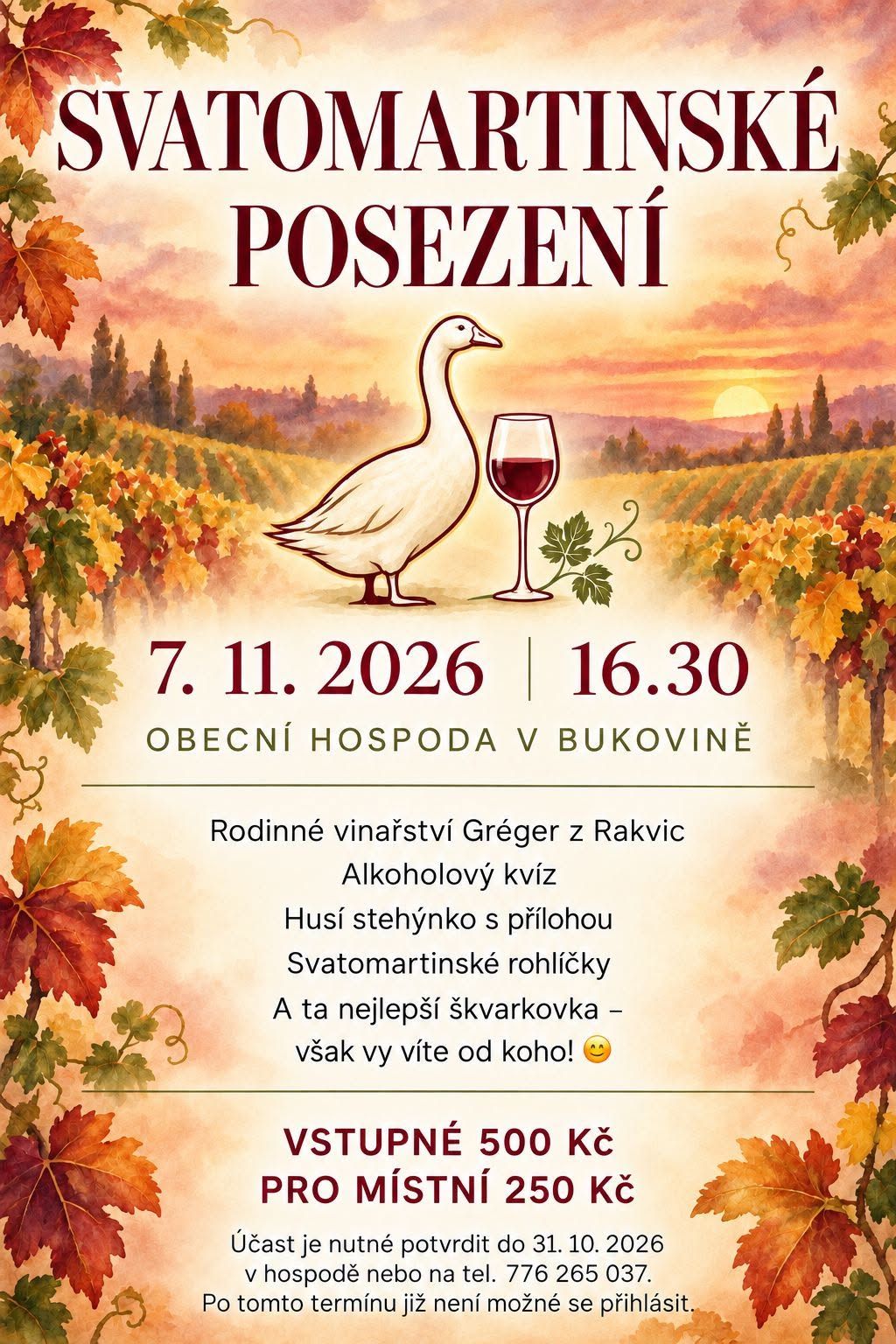 Svatomartinské posezení