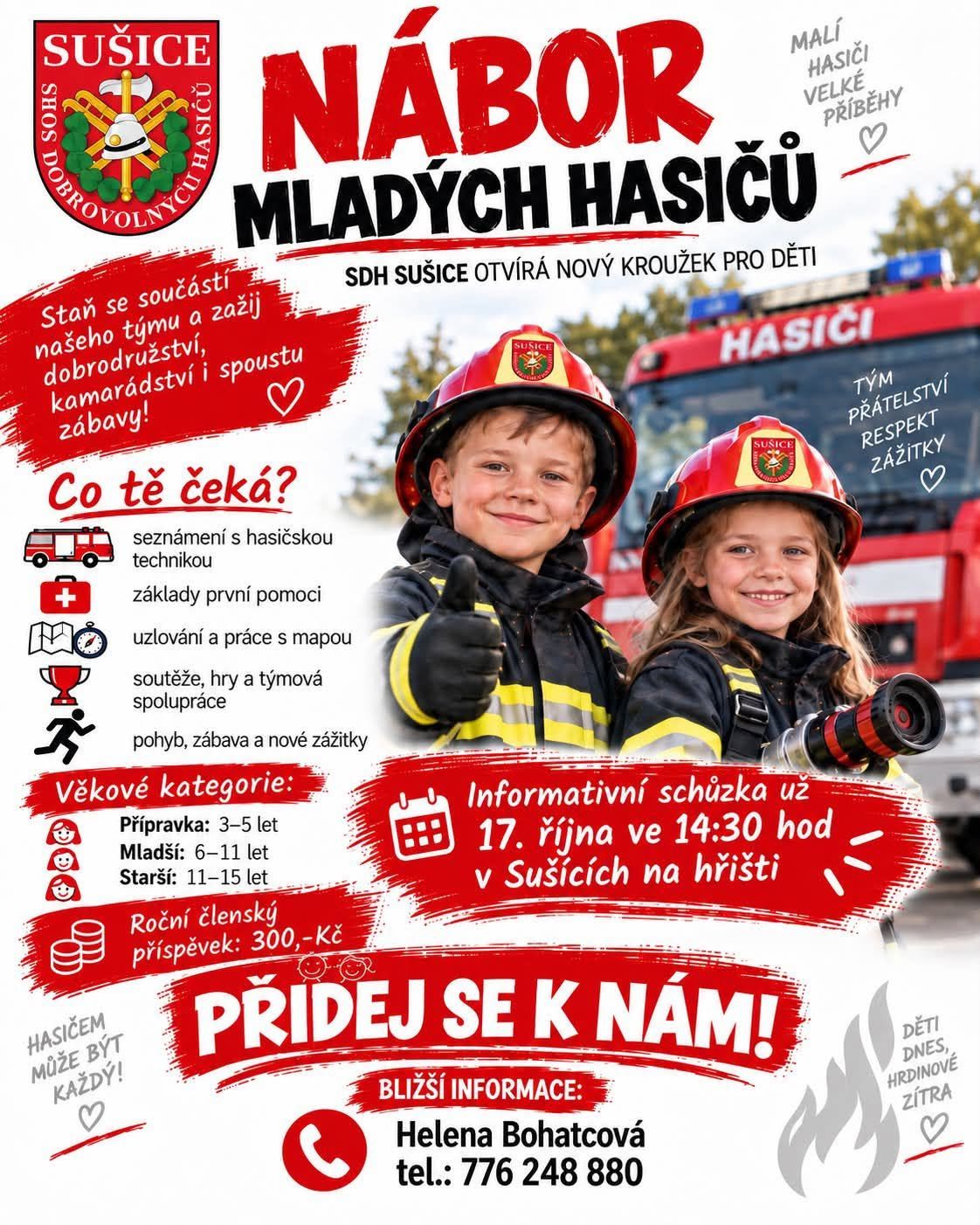 Nábor mladých hasičů