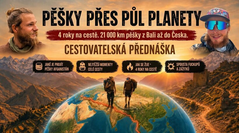 Vagabundi na Cestách - Pěšky přes půl planety: z Bali do Česka