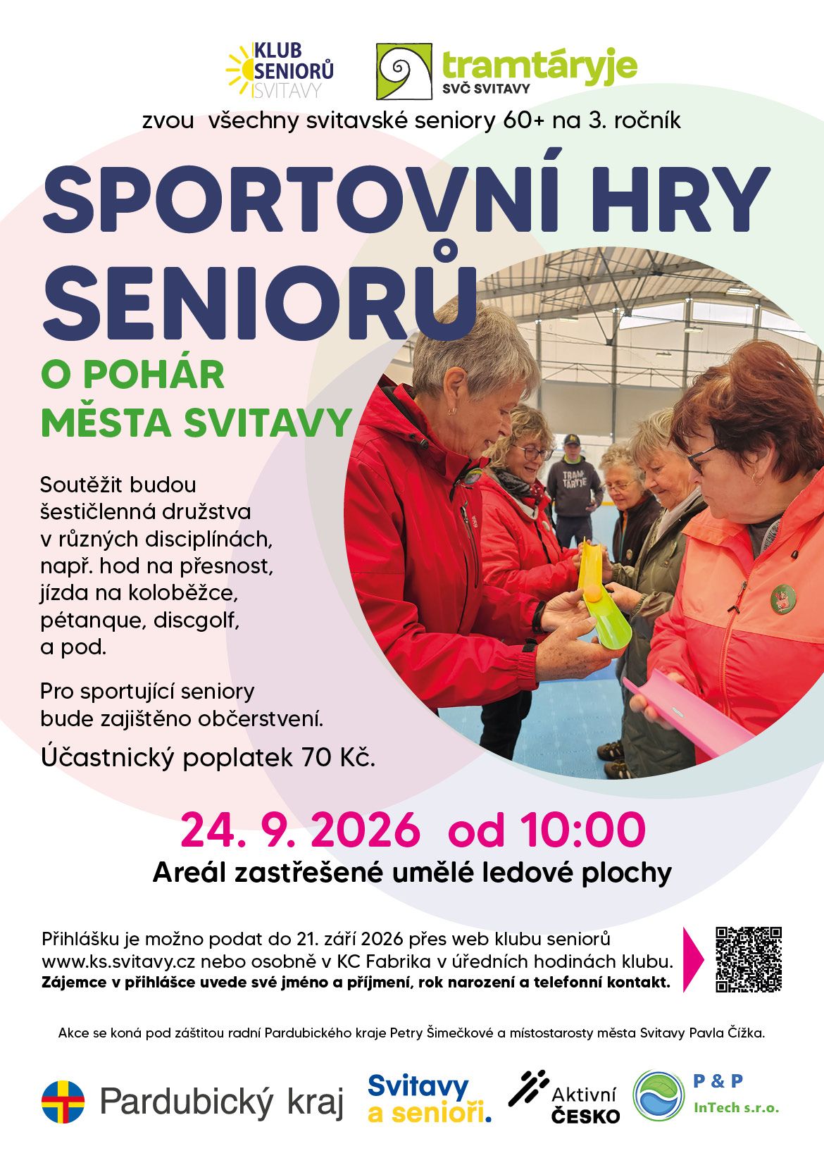 Sportovní hry seniorů o pohár města Svitavy