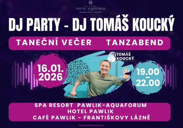 Taneční párty s DJ Tomášem Kouckým
