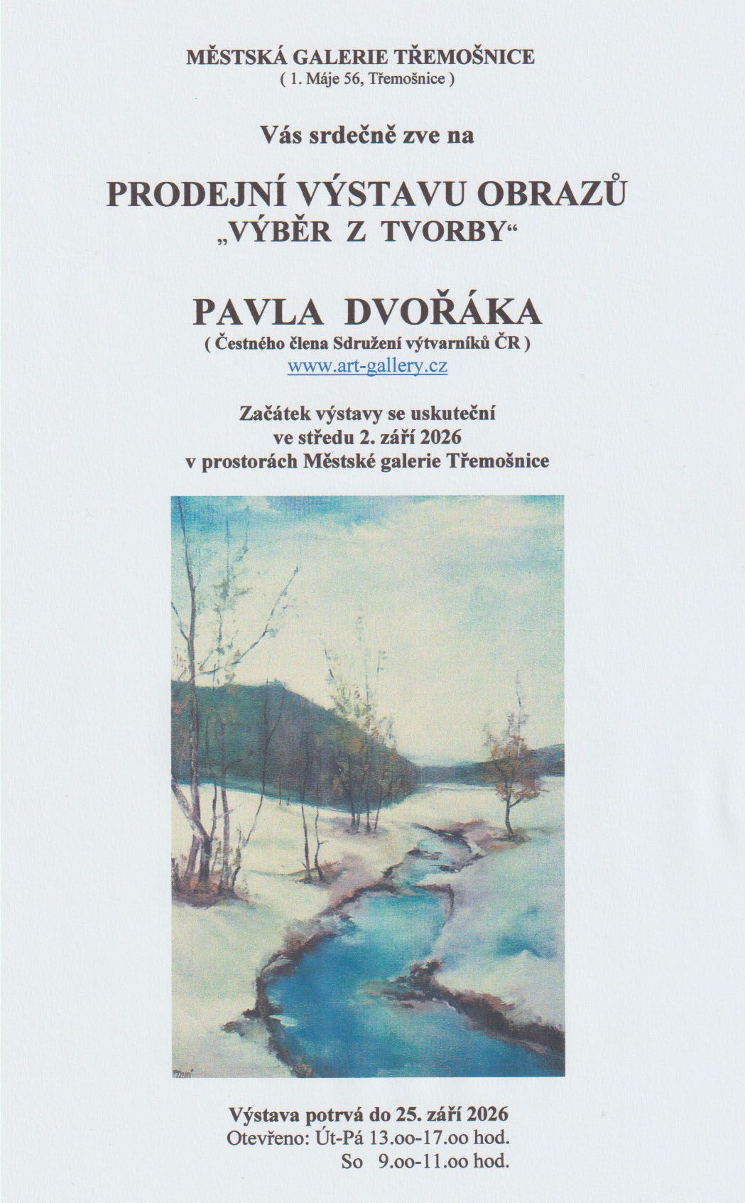 Prodejní výstava obrazů