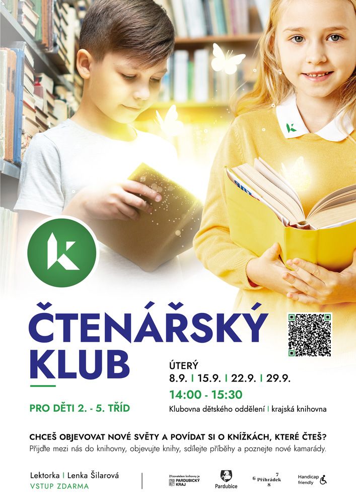 Čtenářský klub pro děti 2.–5. tříd