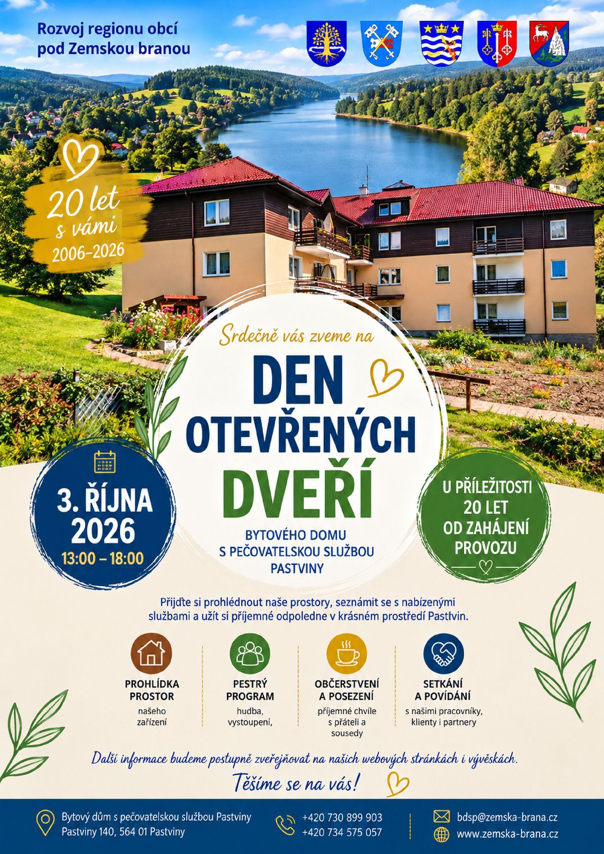Den otevřených dveří bytového domu s pečovatelskou službou