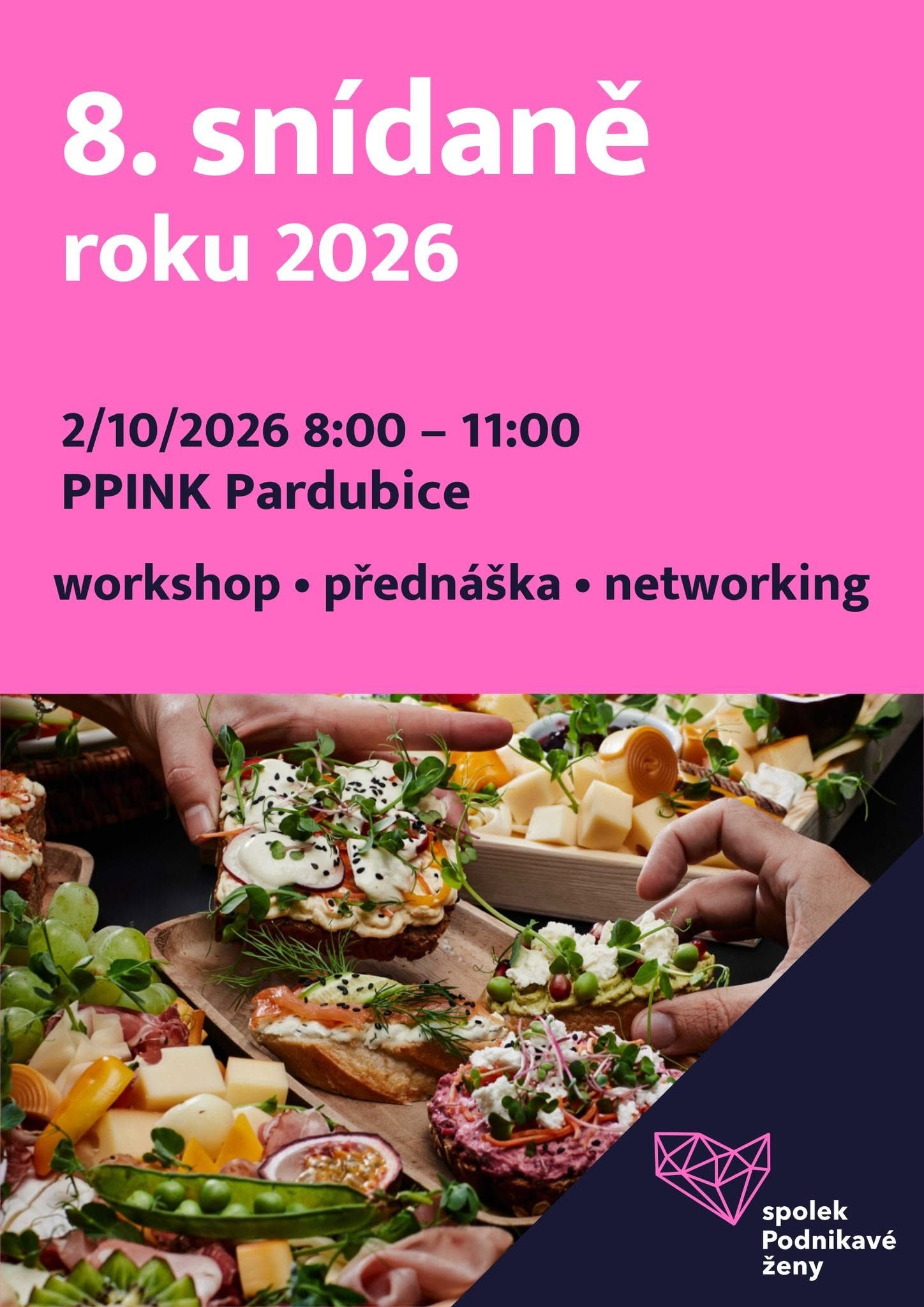 8. snídaně roku 2026 Spolku podnikavé ženy