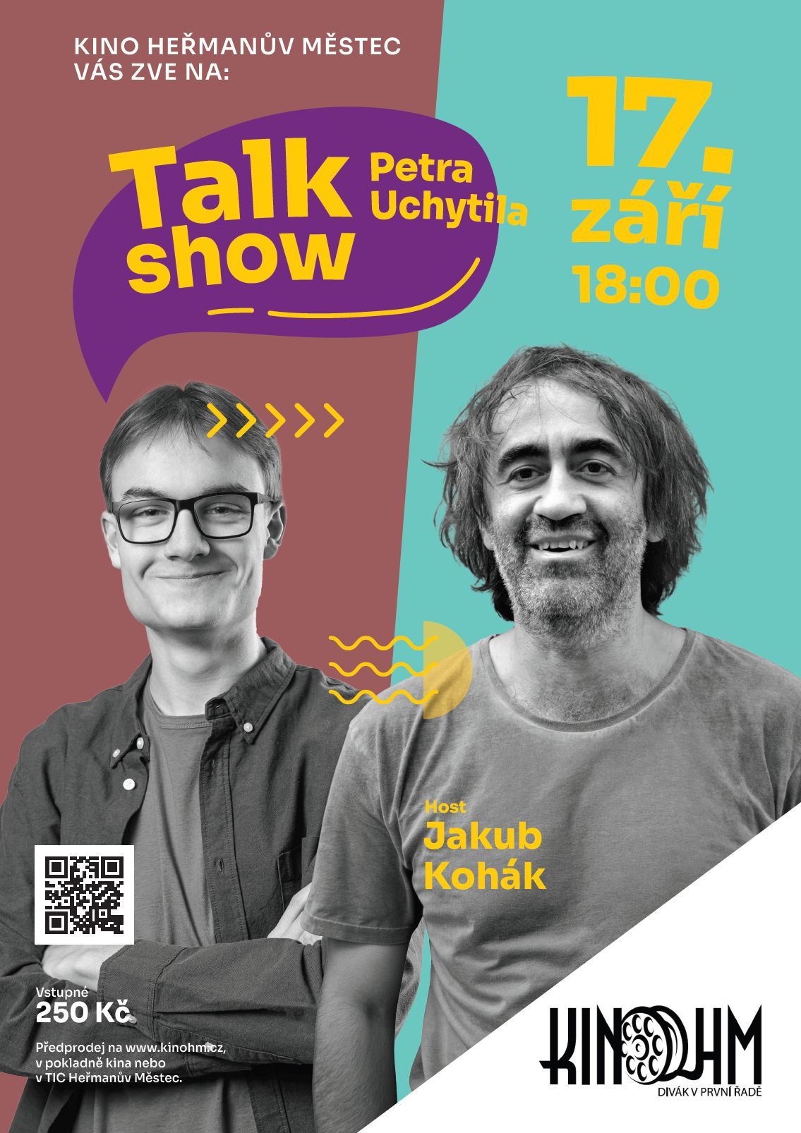 Talkshow Petra Uchytila - host Jakub Kohák