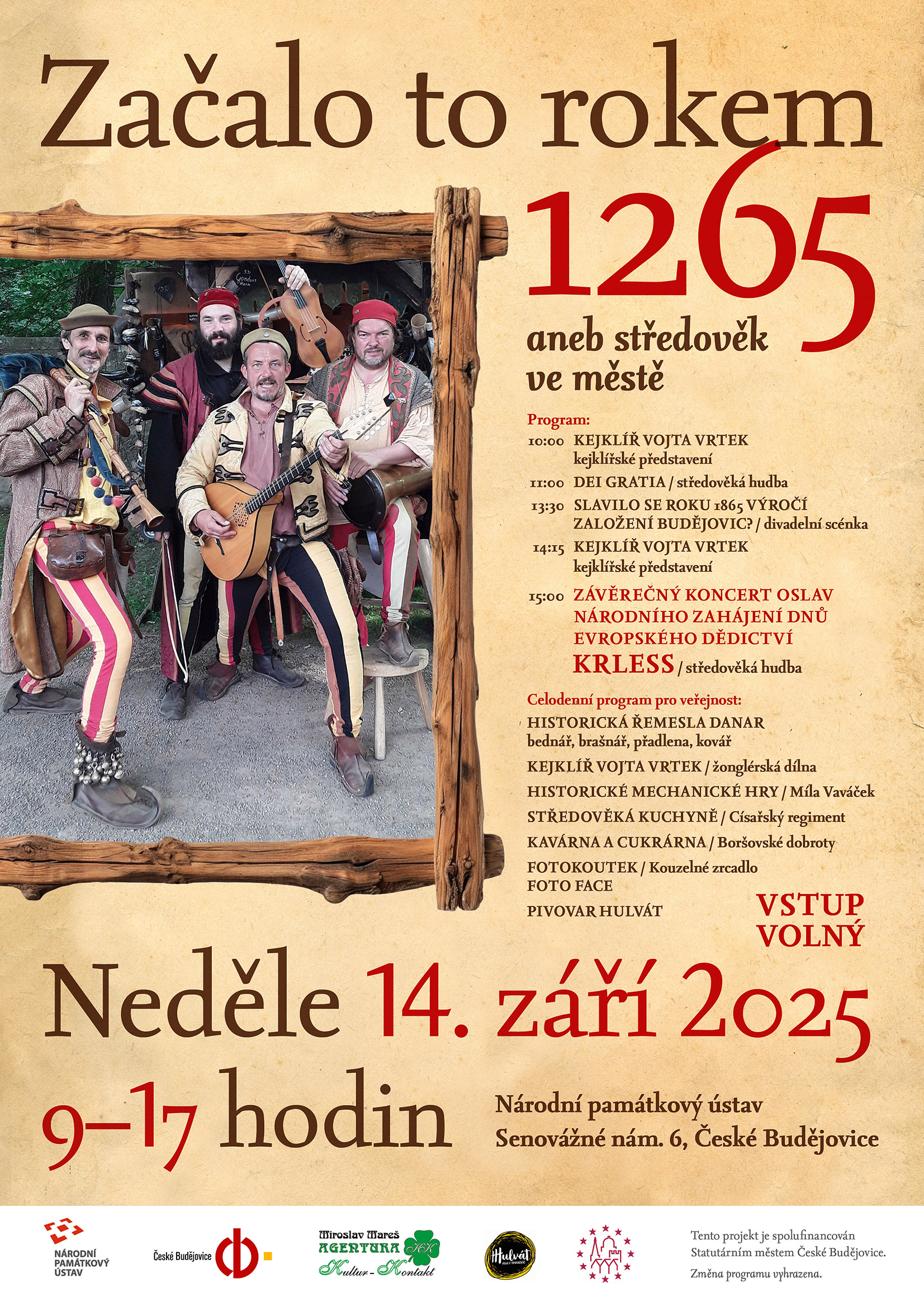 Začalo to rokem 1265 aneb Středověk ve městě