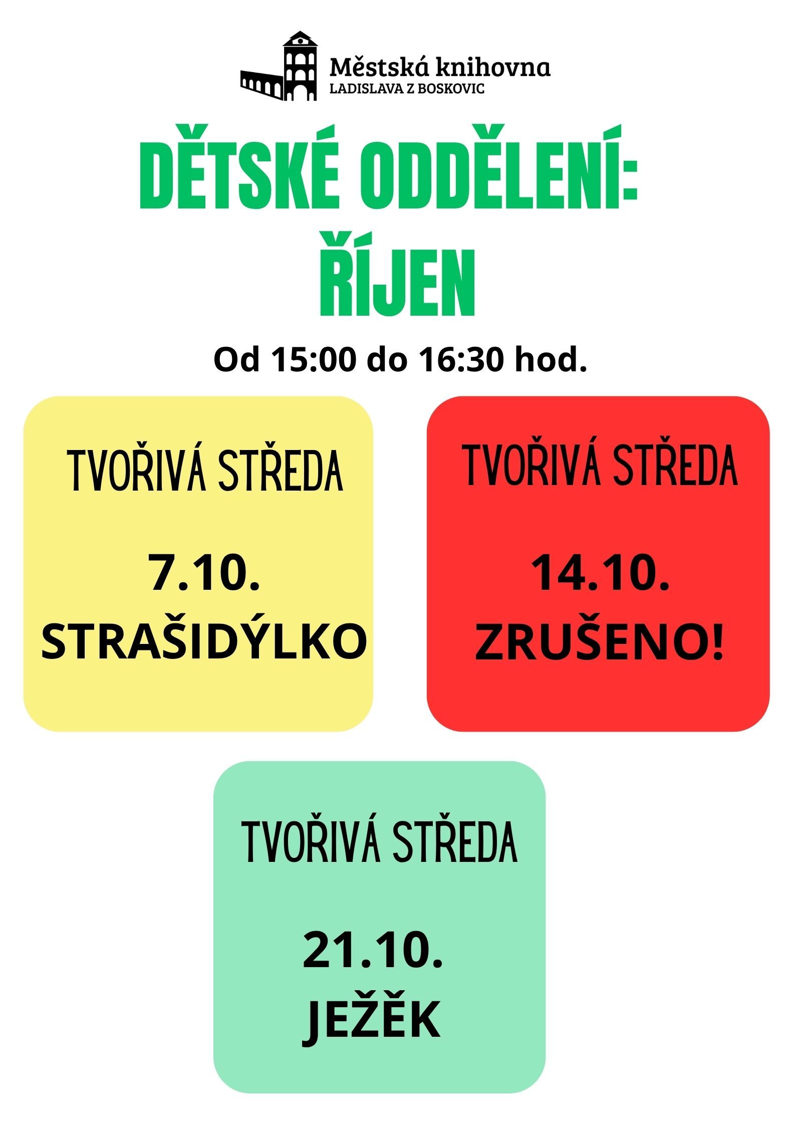 Tvořivé středy pro děti