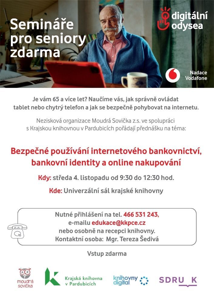 Bezpečné používání internetového bankovnictví, bankovní identity a online nakupování