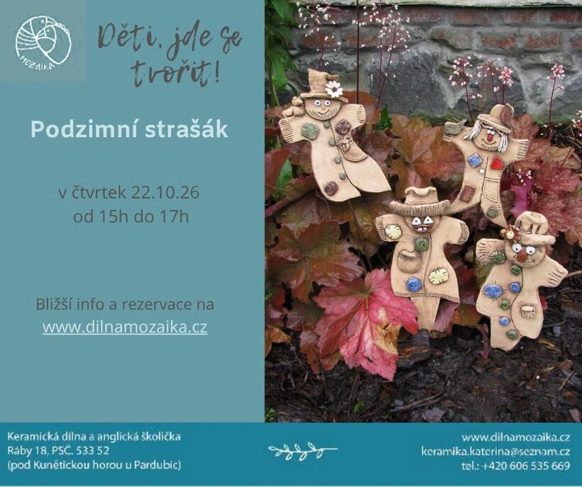 Keramický workshop pro děti - Podzimní strašák