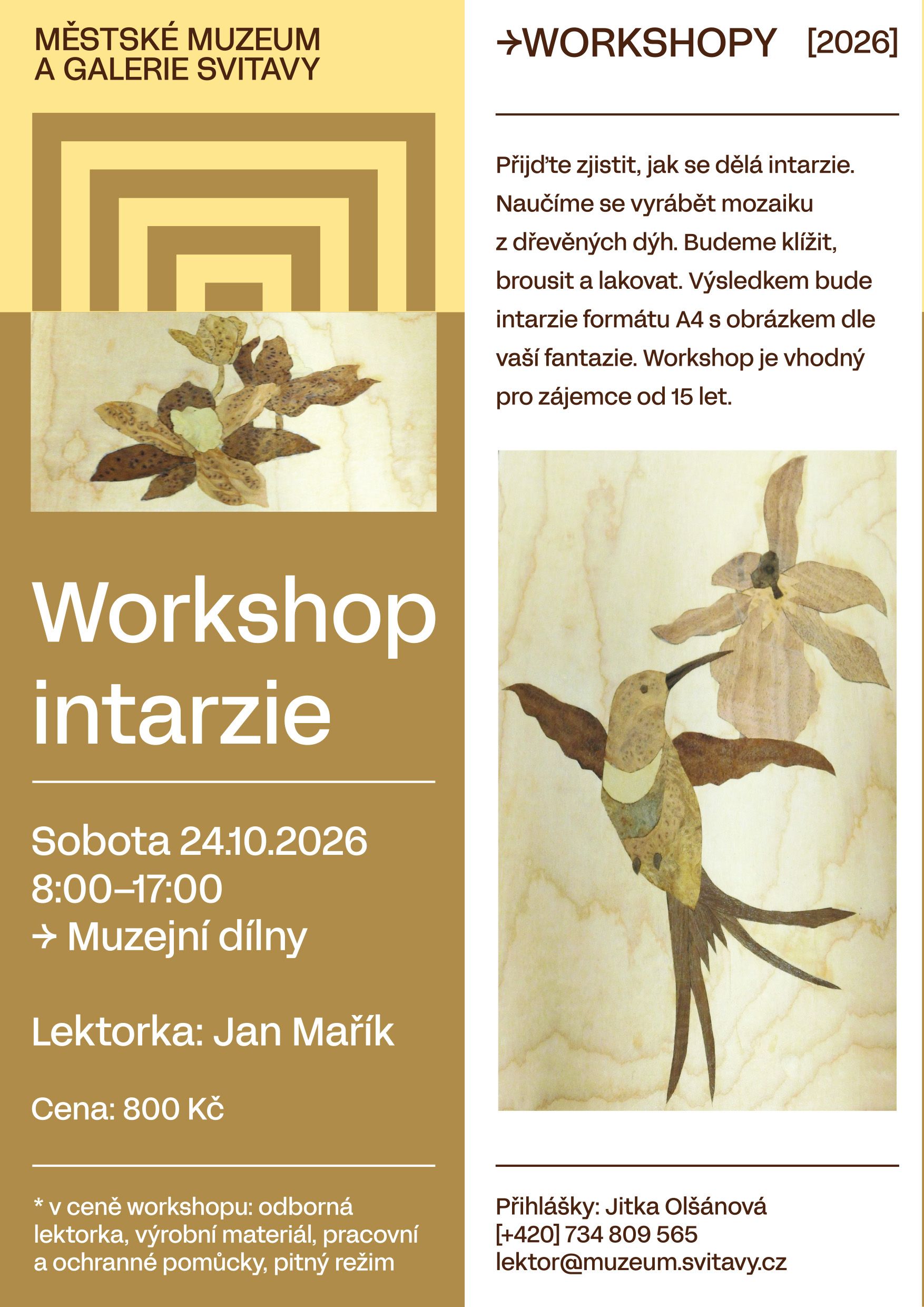 Workshop intarzie