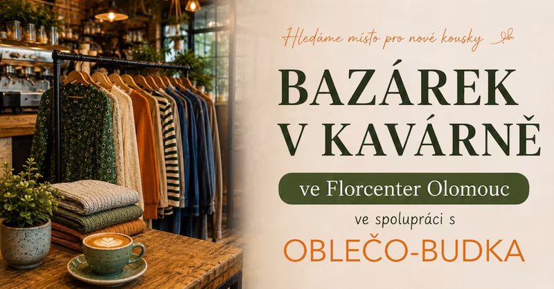 Bazárek v kavárně Florcenter Olomouc (SWAP)