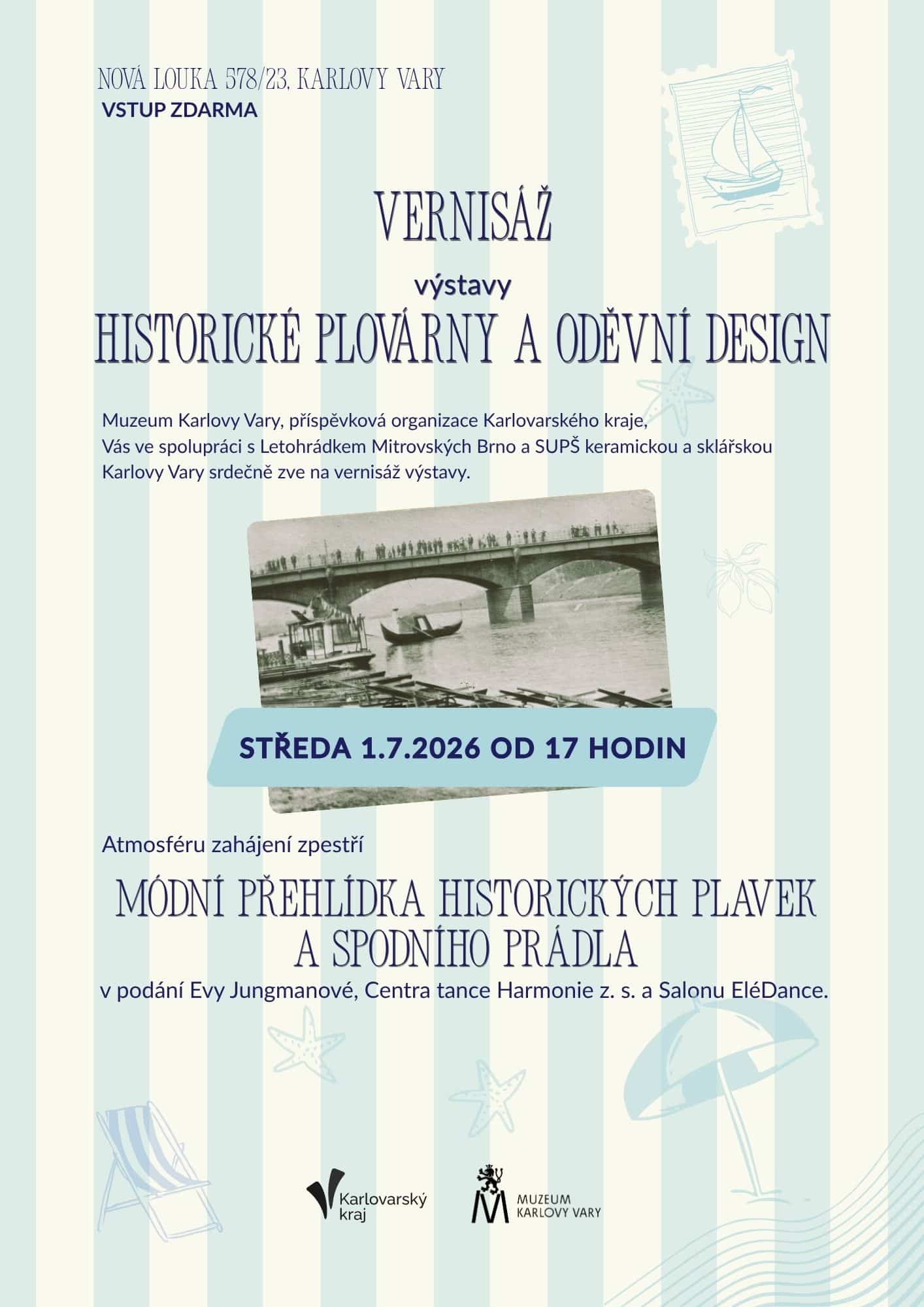Historické plovárny a oděvní design