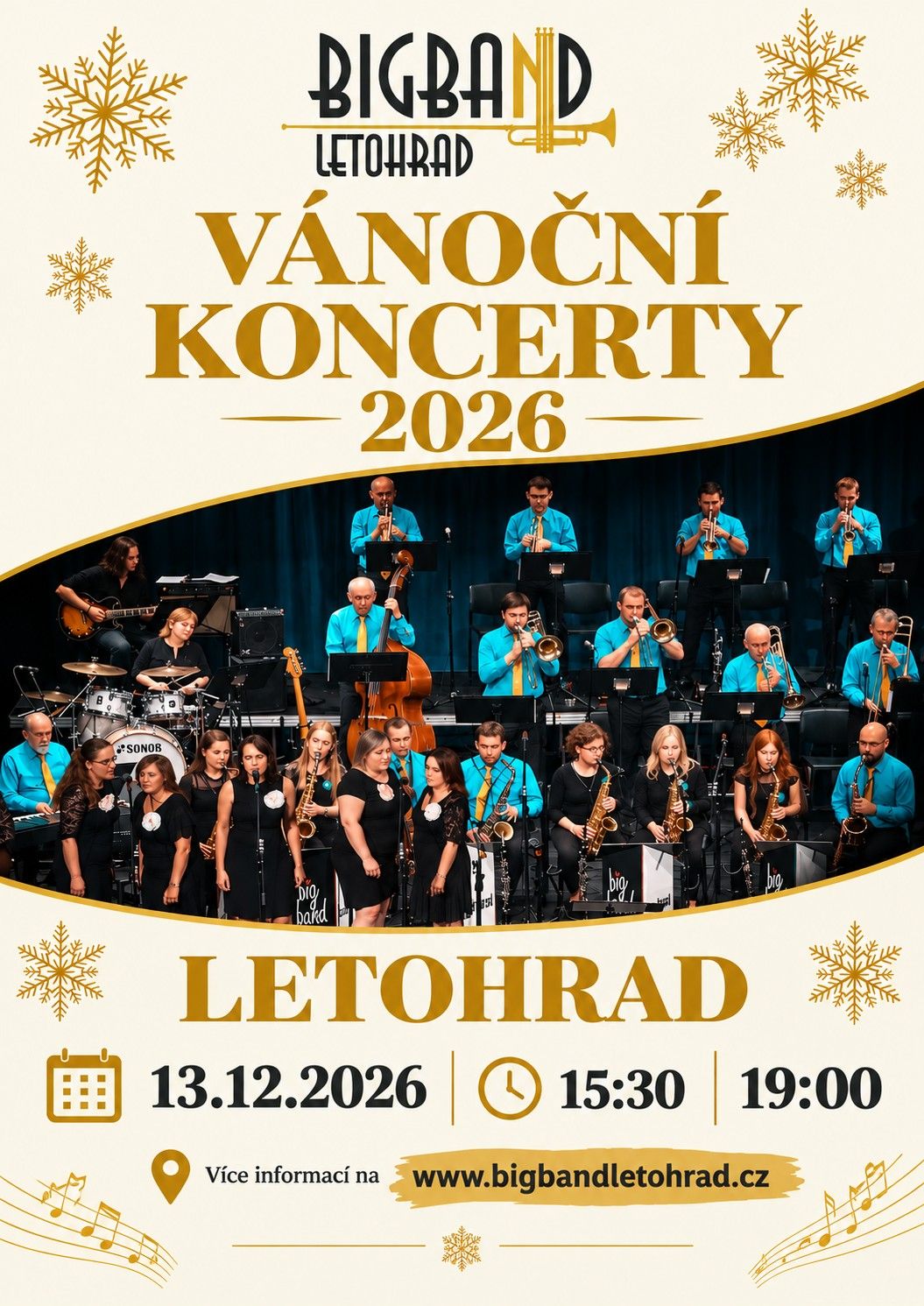 Vánoční koncert: Bigband Letohrad