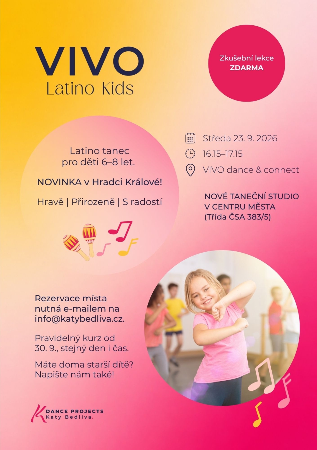 VIVO Latino Kids - ukázková hodina