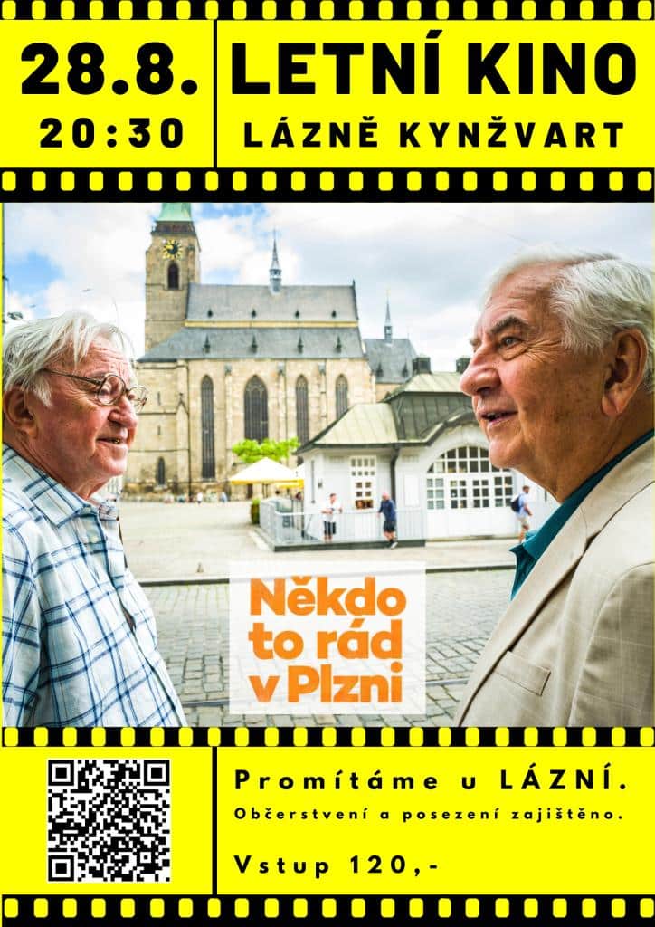 Letní kino v lázních u Balnea