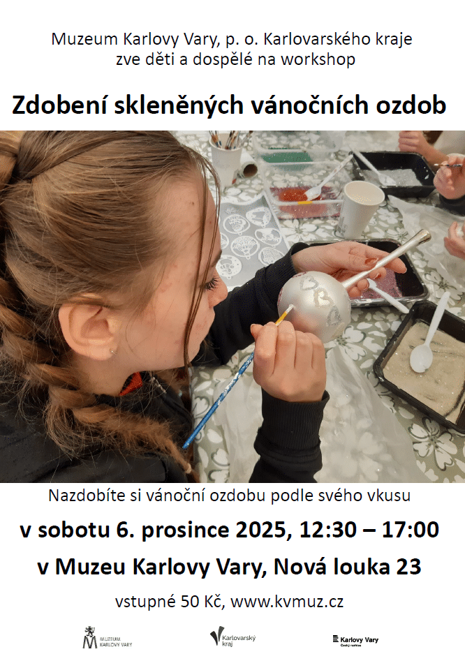 První vánoční workshop v muzeu