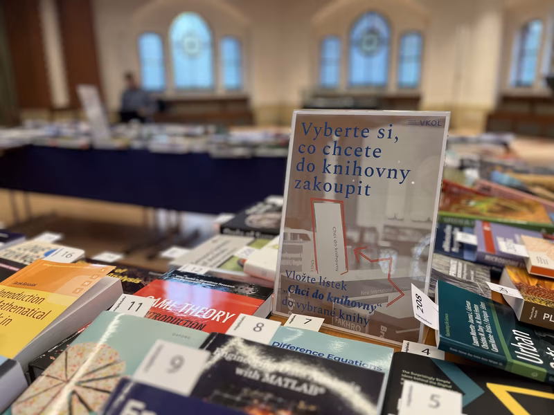 Výstava odborné literatury Megabooks