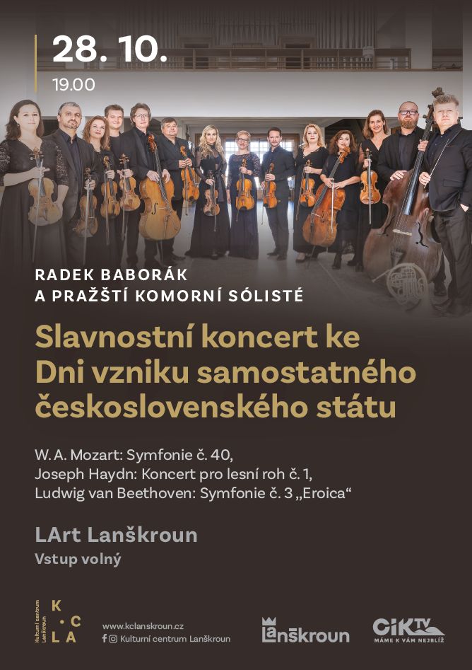Slavnostní koncert: Radek Baborák a Pražští komorní sólisté