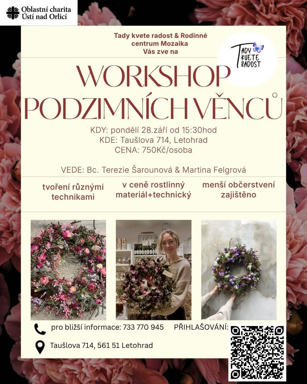 Workshop podzimních věnců