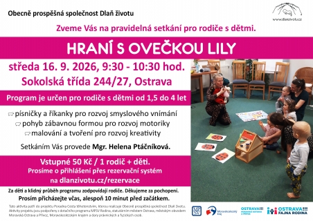 Hraní s ovečkou Lily