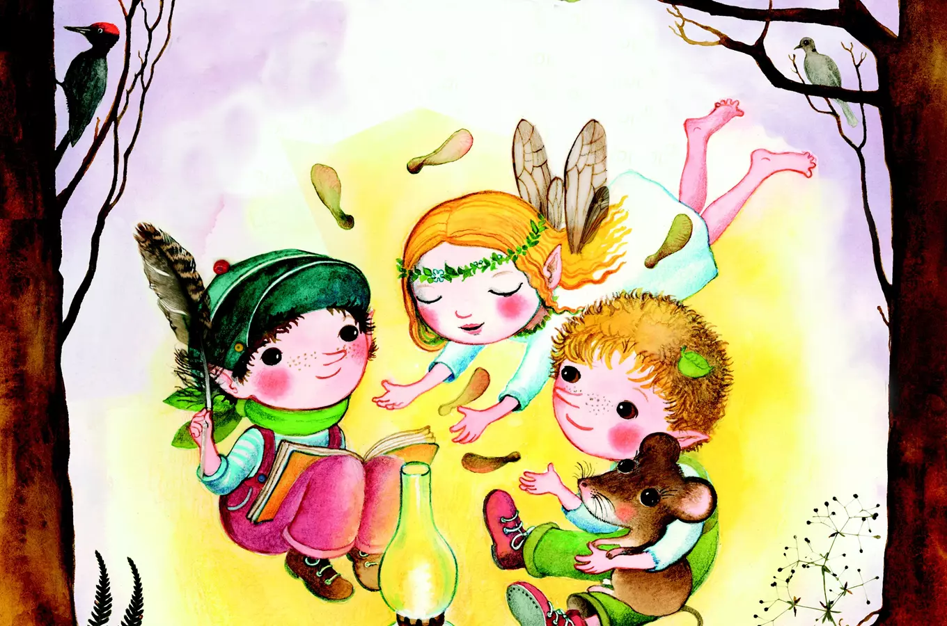 Duhoví skřítci a tajemství stromů s ilustrátorkou Andreou Popprovou
