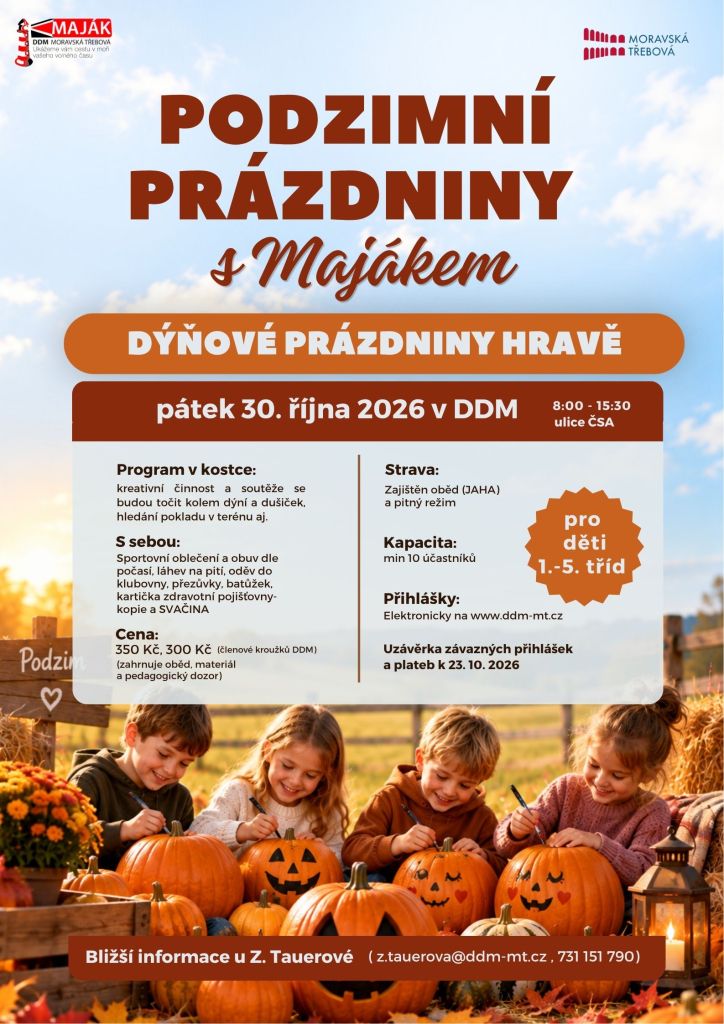 Dýňové prázdniny hravě
