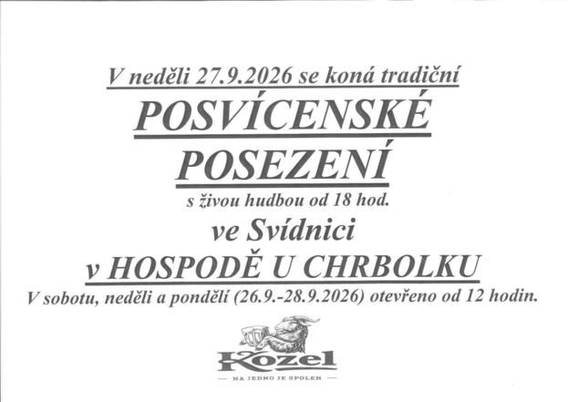 Posvícenské posezení