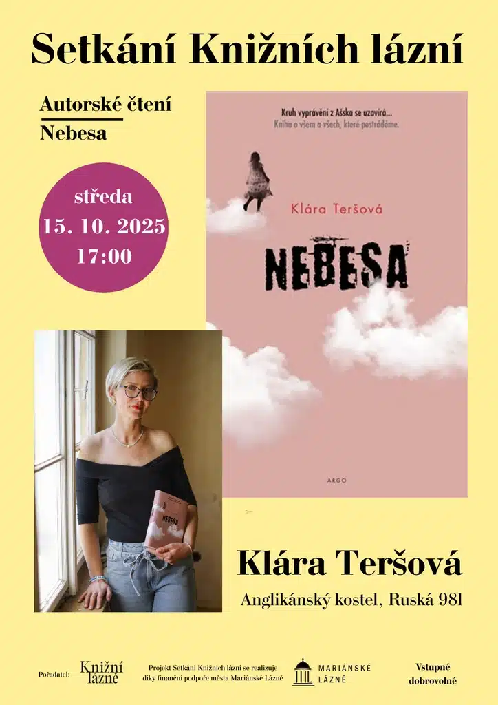 Setkání Knižních lázní s Klárou Teršovou