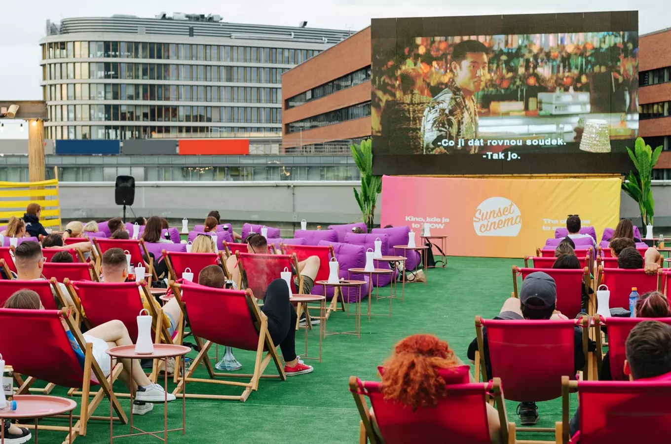 Letní kino Sunset Cinema na Pankráci 2026