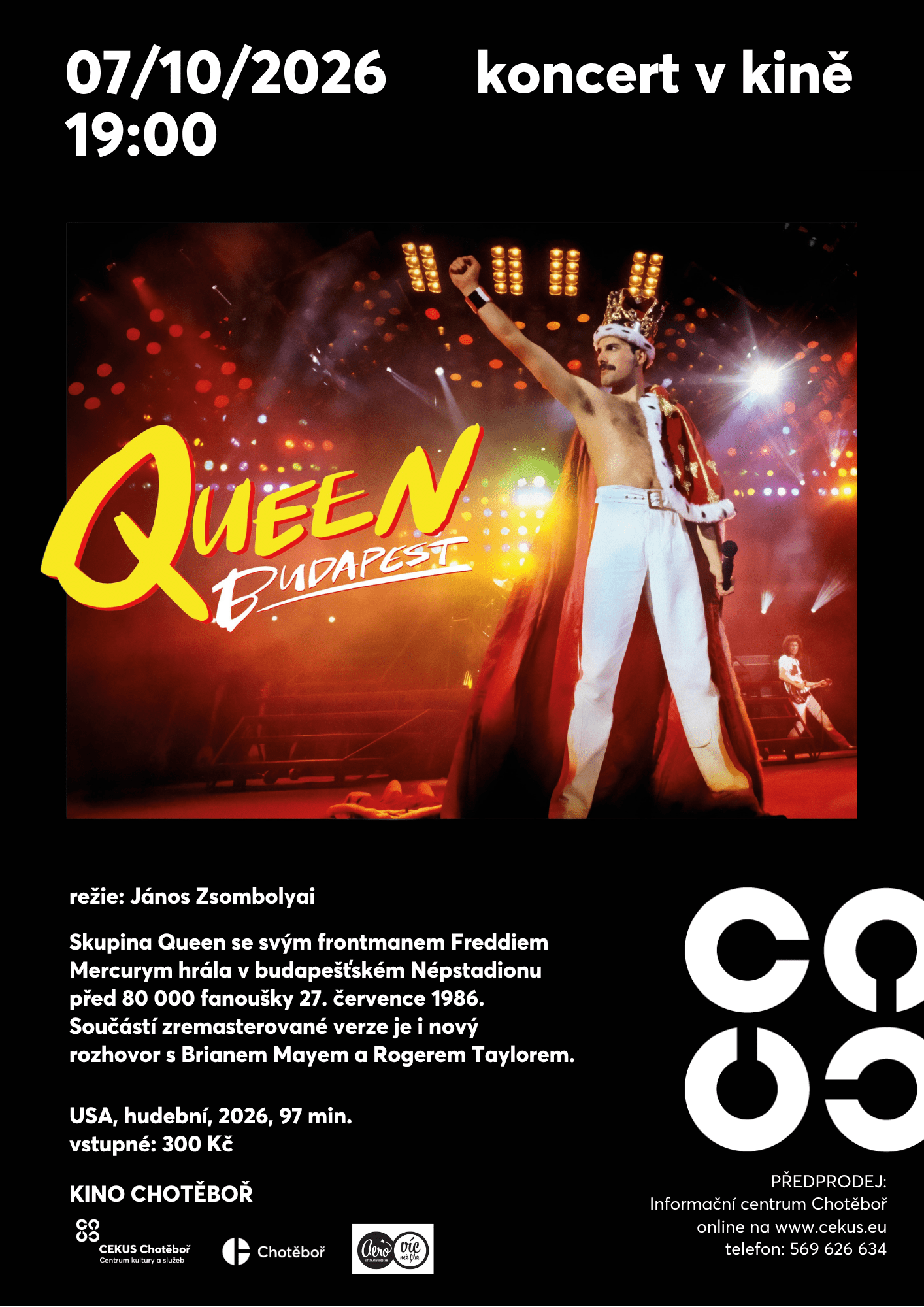 QUEEN BUDAPEST – koncert v kině