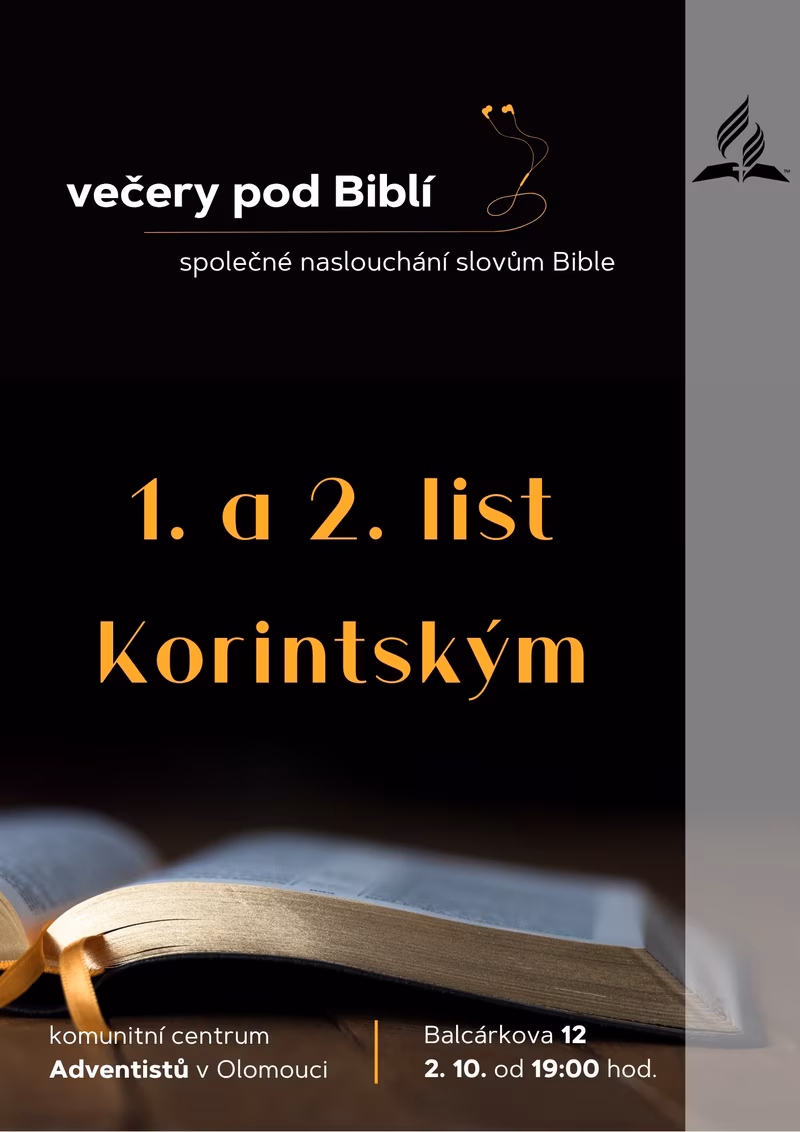 Večery pod Biblí – 1. a 2. kniha Korintským