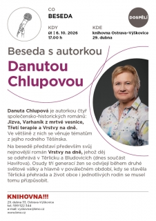 Beseda s autorkou Danutou Chlupovou