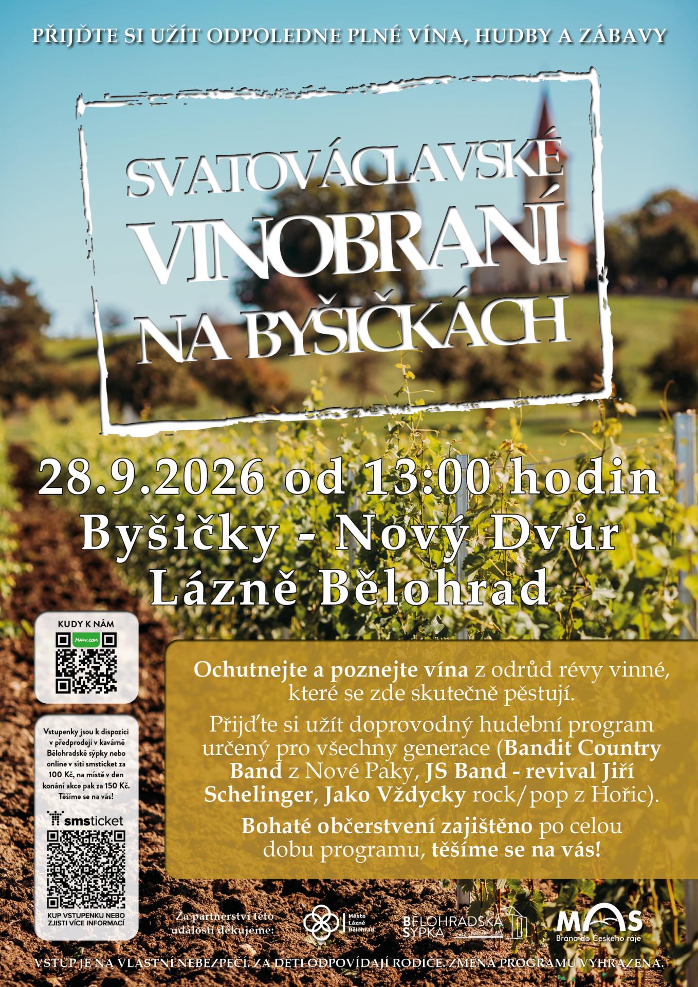 Svatováclavské vinobraní na Byšičkách 2026