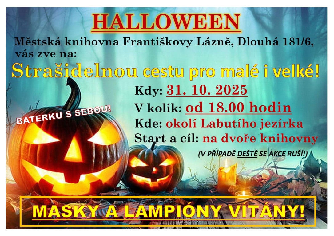 Halloween – strašidelná cesta pro malé i velké