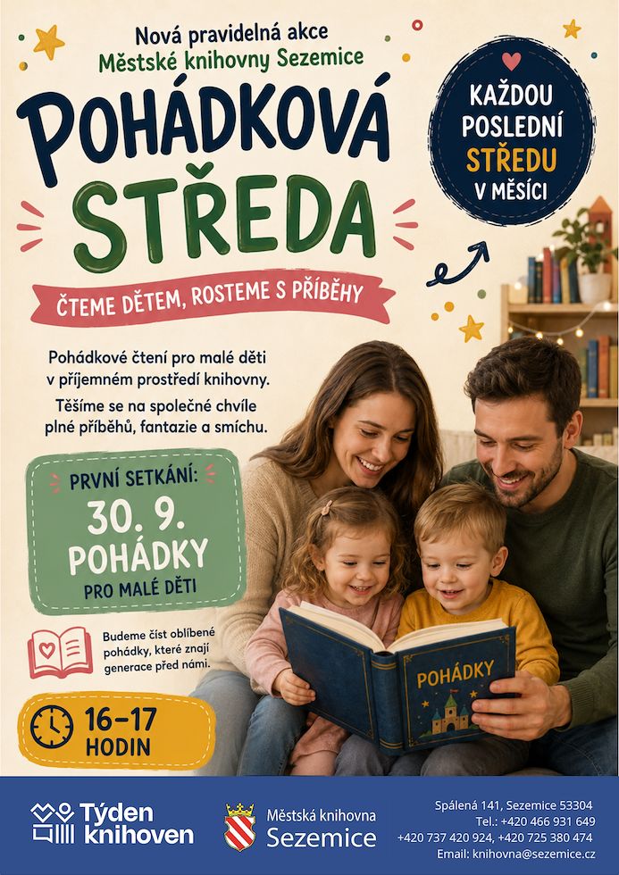 Pohádková středa: Čteme dětem, rosteme s příběhy